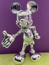 Disney Leblon Delienne Mickey Mouse Pop Art Sculpture Figure Chrome Silver 12