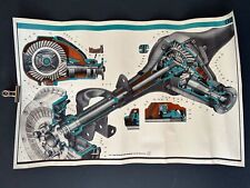 Fiat 124 Lada USSR Technical Drawing Poster FREE POSTAGE picture