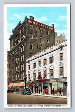 Rochester NY-New York, Hotel Hayward, Odenbach Coffee Shoppe Vintage Postcard picture
