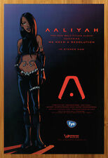 2001 Aaliyah Self-Titled Album/CD Promo Print Ad/Poster Art We Need A Resolution picture