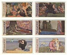 Stollwerck 1908 Group 419 Nibelung Siegfried Set of 6 VG picture