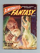 A. Merritt's Fantasy Magazine Pulp Oct 1950 Vol. 2 #1 VG+ 4.5 picture