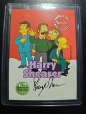The Simpsons Auto Card A1 Harry Shearer Voice Burns Flanders Skinner Inkworks picture