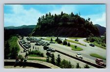 Smoky Mountain National Park, Newfound Gap, Vintage Souvenir Postcard picture