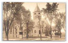 Postcard Congregational Church, Lagrange IL c1920's RPPC L23 picture
