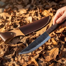 Raven Head Hilt Handmade Norse Viking Hunting Knife 9.5", Sons of Odin Style picture
