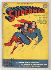 Superman #57 FR/GD 1.5 RESTORED 1949 picture
