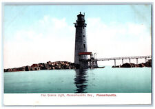 The Graves Light House Massachusetts Bay Massachusetts MA Antique Postcard picture