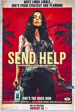 Fantastic "SEND HELP": Rachel McAdams & Sam Rami Signed 12X18 Poster PSA/DNA picture