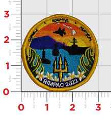 RIMPAC 2022 HOOK & LOOP EMBROIDERED PATCH picture