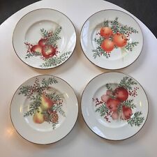 Lenox Williamsburg Boxwood & Pine Luncheon Plate - Apple Pear Orange Pomegranate picture