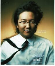 2007 GOT MILK Masi Oka Vintage Print Ad Heroes milk mustache picture