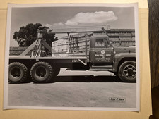 Old photos of a 1950's Diamond T truck w/ Side-o-matic York Stone& Supply -PA picture