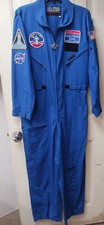 Vintage Space Camp Flight Suit Adult Medium Huntsville AL NASA Patches Jumpsuit picture