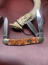  Frost Cutlery Wild Turkey Whiskey River Resin Stockman picture