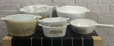 VTG Pyrex Corning Ware Cornflower Spice Of Life Forest Fancies Mixed Lot 9 Piece picture