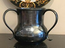 Antique 1908 Doubles Tournament 1st Place Winner Trophy with Webster Mark picture