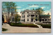 Norfolk CT-Connecticut, Residence of Carl Stoeckel, c1912 Vintage Postcard picture