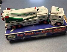 Vintage 1999 Hess Toy Truck and Space Shuttle With Satellite- New In Box picture