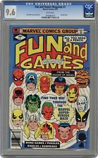 Marvel Fun and Games #1 CGC 9.6 1979 0764860010 picture