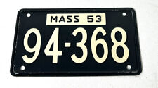 Vintage 1953 Massachusetts State Wheaties Cereal Box  License Plate picture