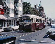 1964 MEDIA Pennsylvania STREET SCENE Photo Street Car  (202-w) picture