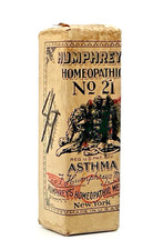 HUMPHREYS HOMEOPATHIC NO 21 "ASTHMA” SEALED 135 PELLETS USA picture