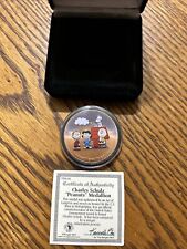 2000 Commemorative Painted Medallion Charles M. Schulz Peanuts Gang picture