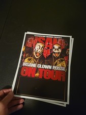 INSANE CLOWN POSSE Tour 2026 Ltd Ed Tour Flat VIP Psychopathic Records ICP 8x11 picture