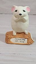 Vintage 1978 Enesco Mouse Thinking Of You Figurine 4