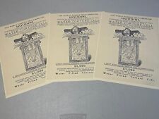 Harry Houdini, Reprint Handbill, The Water Filled Torture Cell, Rare Collectible picture