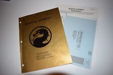 WILLIAMS MORTAL KOMBAT OPERATION MANUAL 16-44025-101 MARCH 1992 (BOOK795) picture