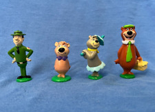 1990 YOGI BEAR Figurines Topper Applause PVC Set of 4 Ranger Smith Boo Boo Cindy picture