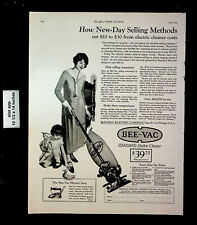 1925 Bee-Vac Electric Cleaner Vintage Print Ad 27781 picture
