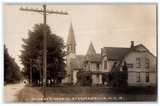c1910's St. Mary's Church Car Strykersville New York NY RPPC Photo Postcard picture