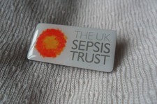 THE UK SEPSIS TRUST charity pin lapel badge,free u.k. p&p picture