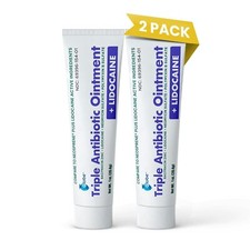 Globe First Aid Antibiotic Ointment + Lidocaine 1 Oz - 2 Pack picture