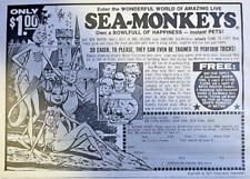 1973 Vintage Magazine Advertisement Sea Monkey Instant Pets picture