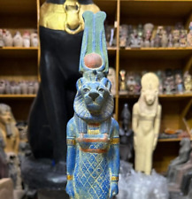 UNIQUE Ancient Antiques Of Goddess Of War Rare Pharaonic Statue Of Sekhmet BC picture