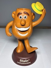 Vintage 1970s CIBA Ritalin Man Pen Holder Pharmaceutical Advertising Figure picture