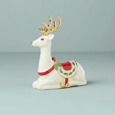 Lenox China Christmas HOLIDAY Laying Reindeer Figurine - N/O picture