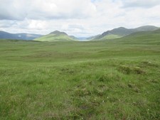 Photo A2 View north-east from low ground to the east of Meall Cos Charna c2017 picture