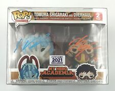 Funko Pop MHA Shigaraki & Overhaul 2 Pack SIGNED by E. Vale and K. Goff PSA DNA picture