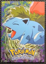 1999 Topps Pokemon The First Movie Evolution IVYSAUR #E2 2nd Print BLACK LOGO picture