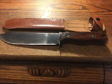 British WWII RAF and Modified Survival Knife with Leather Sheath picture