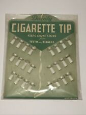 Vintage New Old Stock Dainty Plastic Cigarette Tips Store Display in Package. picture