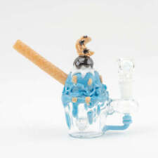 Empire Glassworks Cookie Monster Sundae Mini Water Pipe picture