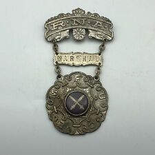 Antique RNA A. MARSHAL Badge Pin DeMoulin Royal Neighbors America Vtg FECMU picture