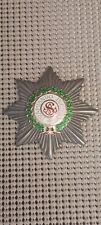 Antique Polish Order of St. Stanislaus Silver Breast Star WWI J. Knedler Warsaw picture