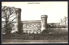 Beeding Towers, Monastery View, Postcard picture